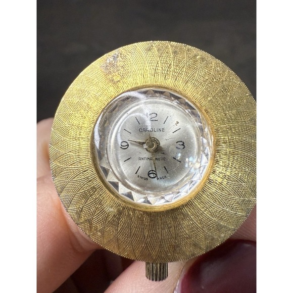 Rare Vintage Caroline Imperial Incabloc Unique Pendant Watch Lot Of 3 For Repair main image 8